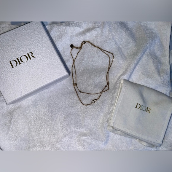 DIOR Petit CD Double Necklace - Picture 7 of 9
